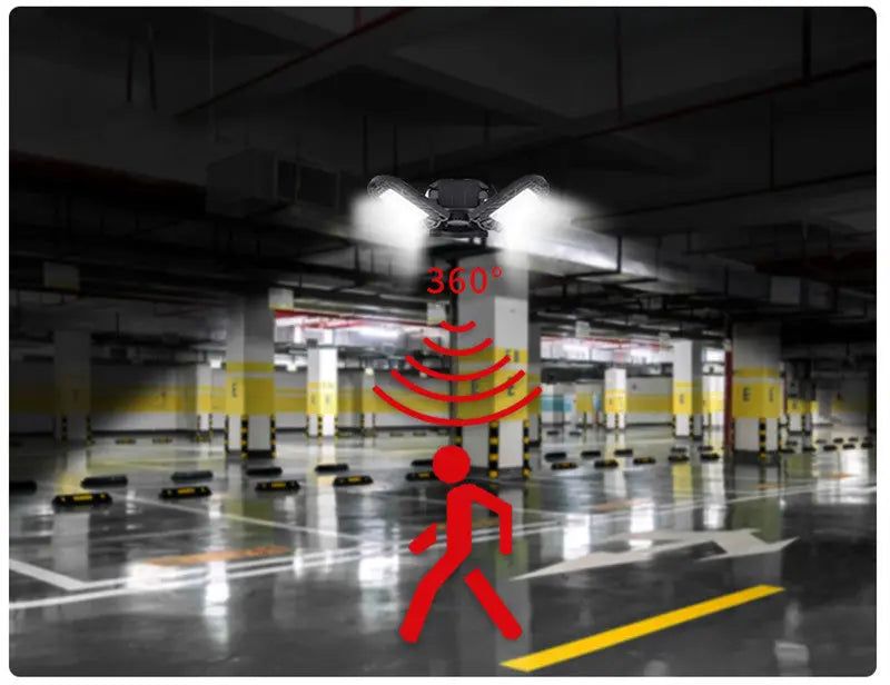 General Deformable Lamp Garage Light Radar Warehouse Industrial Lamp Home Lighting High Intensity Trendify Hubs