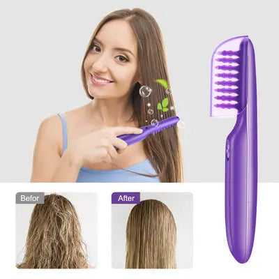 Electric Detangling Brush Scalp Massage Hair Brush Trendify Hubs