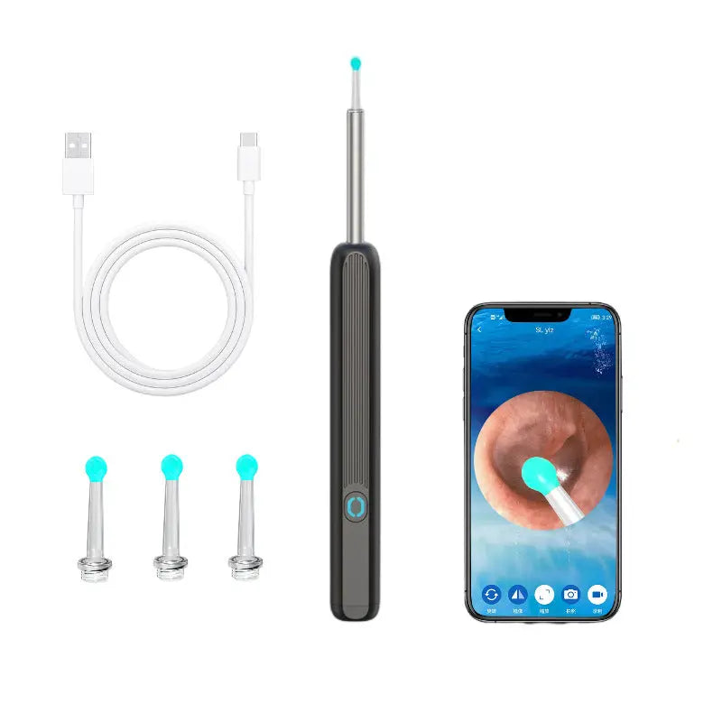 Wireless Smart HD Endoscope Luminous Ear Pick Ear Picking Tools Trendify Hubs