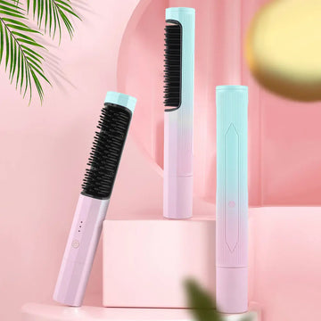 Wireless Straightener Curler Curling Straighten Dual-purpose Travel Portable USB Charging Trendify Hubs