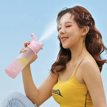 Spray Water Bottle For Girls Outdoor Sport Fitness Water Cup Trendify Hubs
