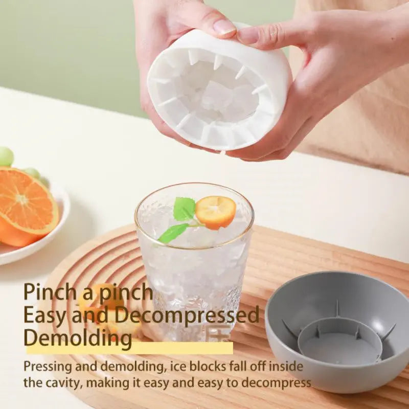 Ice Block Mold Silicone Mushroom Ice Cup Frozen Refrigerator Ice Grid Box Durable Easy Demould Bucket Homemade Crushed Ice Maker Ktichen Gadgets Trendify Hubs