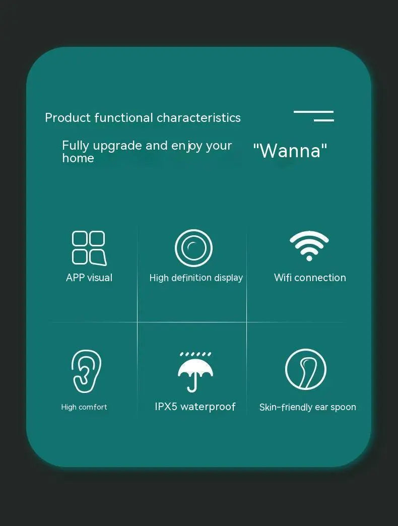 Wireless Smart HD Endoscope Luminous Ear Pick Ear Picking Tools Trendify Hubs