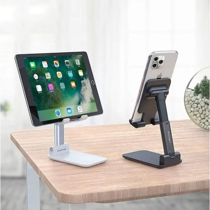 Metal Desktop Tablet Holder Table Cell Foldable Extend Support Desk Mobile Phone Holder Stand For iPhone iPad Adjustable Trendify Hubs