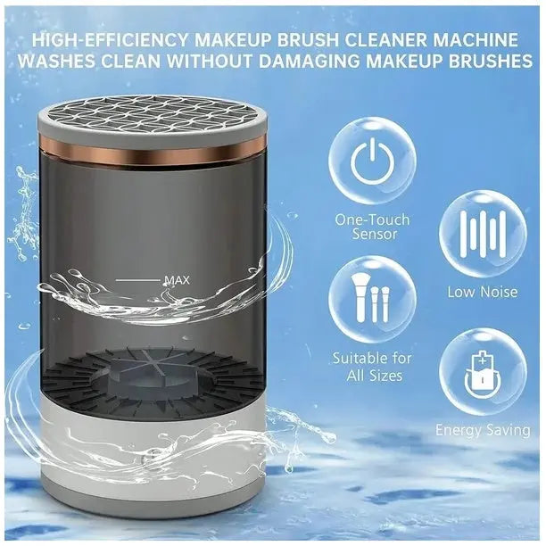 Automatic Brush Cleaner Electric Makeup Brush Cleaning Machine Fast Clean Dryer Trendify Hubs