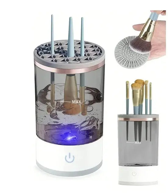 Automatic Brush Cleaner Electric Makeup Brush Cleaning Machine Fast Clean Dryer Trendify Hubs