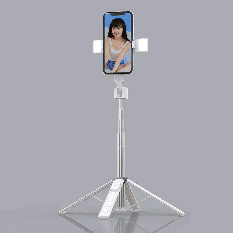 Quadrupod Double Fill Light Mobile Phone Bluetooth-compatible Selfie Stick Trendify Hubs