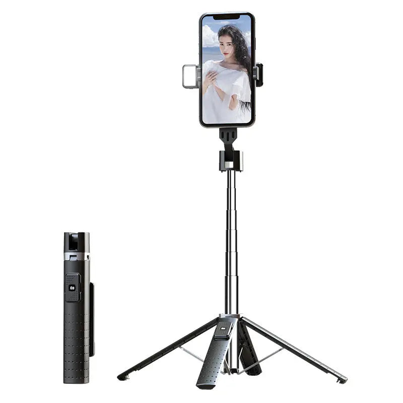 Quadrupod Double Fill Light Mobile Phone Bluetooth-compatible Selfie Stick Trendify Hubs