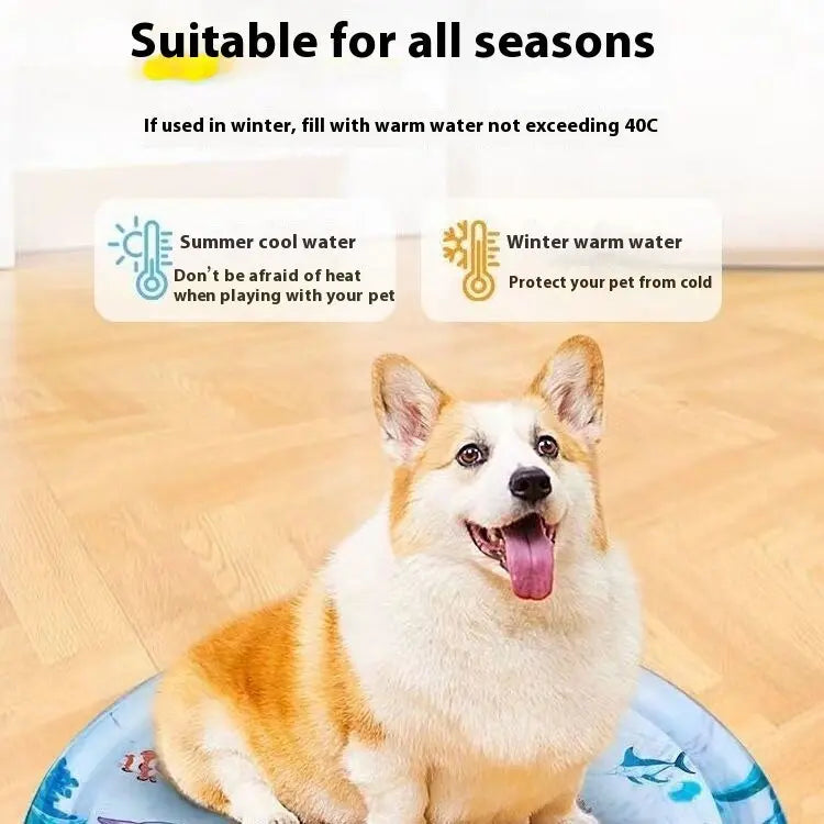 Sleep Dog Mattress,Summer Cooling Pet Water Bed Cushion Ice Pad Dog Sleeping Square Mat For Puppy Dogs Cats Pet Kennel Cool Cold Trendify Hubs