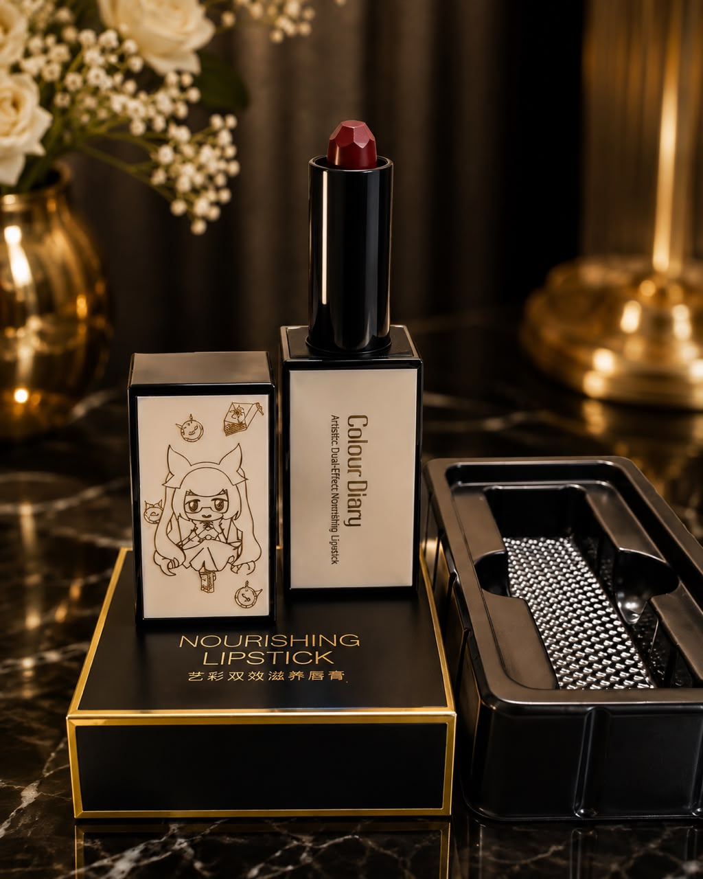 💄  Diary Nourishing Lipstick – Artistic Dual-Effect Beauty