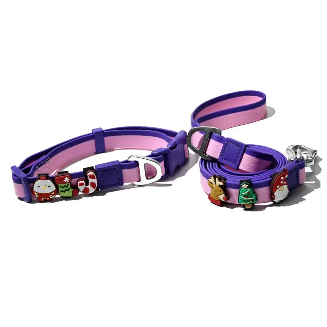 The New Dual-Color Embossed Pet Leash Set Trendify Hubs