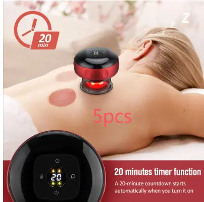 Electric Vacuum Cupping Massage Body Cups Anti-Cellulite Therapy Massager For Body Electric Guasha Scraping Fat Burning Slimming Trendify Hubs