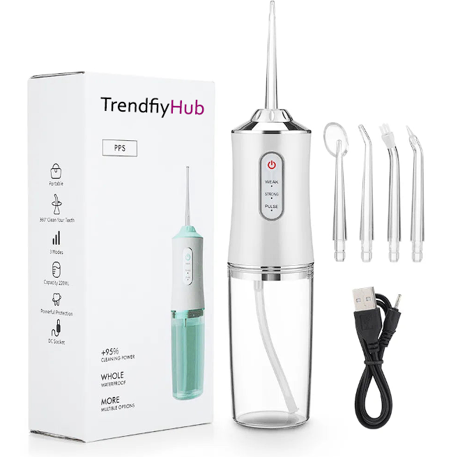 TrendifyHub Portable Dental Water Flosser